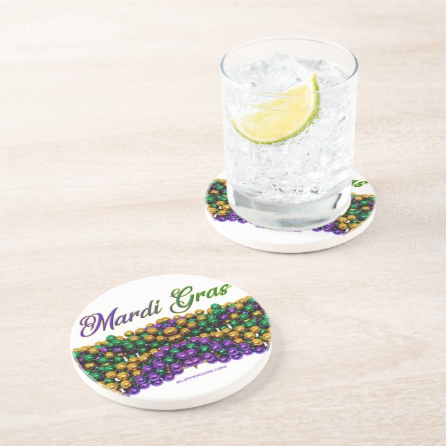 Porta-copos A imagem icônica de SlipperyJoe com tema de Mardi  (Lateral)