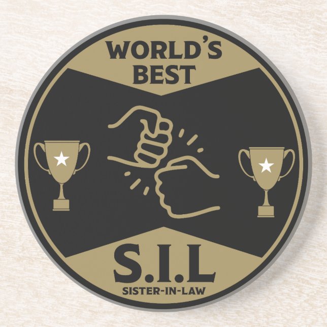 Porta-copos A melhor cunhada do mundo (Frente)