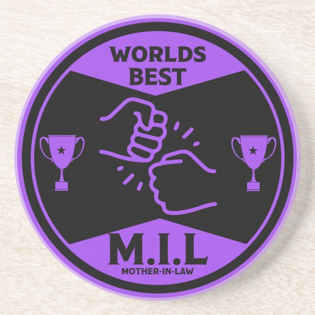 Porta-copos A melhor sogra do mundo (Frente)