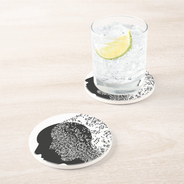 Porta-copos A mente da música (Lateral)