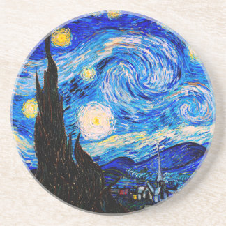 Porta-copos A Noite Estrelada de Vincent Van Gogh