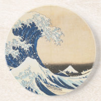 A onda de Excelentes de Kanagawa por Hokusai