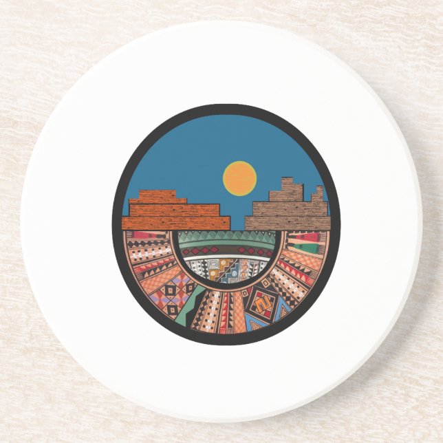 Porta-copos A terra abençoada (Frente)