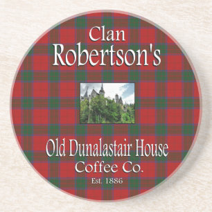 Porta-copos A Velha Casa Dunalastair do Clan Robertson Coffee 