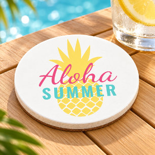 Porta-copos Abacaxi Amarelo Tropical de Aloha Summer