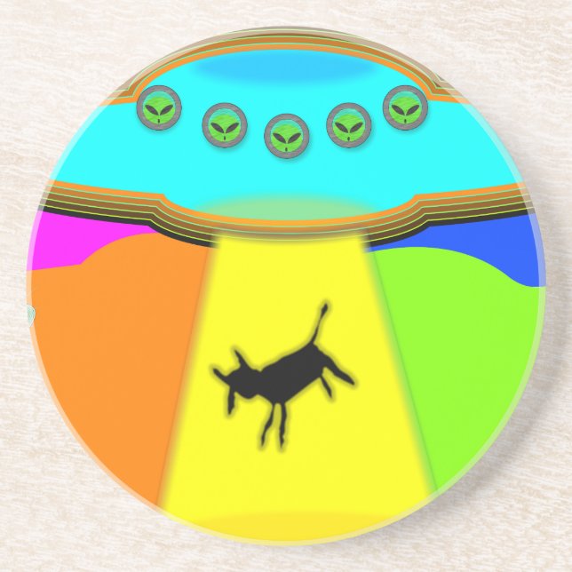 Porta-copos Abdução de alienígenas (Frente)