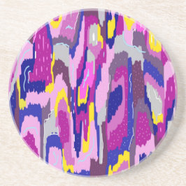 Porta-copos Abstrato de Starry em Purples e Blues