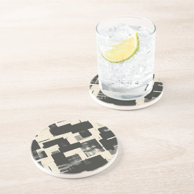 Porta-copos Abstrato de Traço do Studio (Lateral)