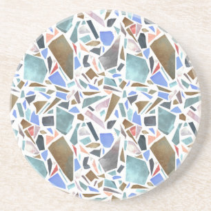 Porta-copos Abstrato: fundo branco desenhado à mão.