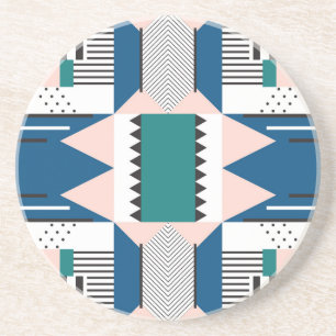 Porta-copos Abstrato moderno: Estilo geométrico sem costura