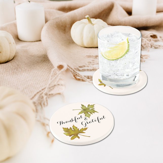 Porta-copos Ação de Graças de Folhagem de outono (Criador carregado)