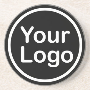Porta-copos Adicione Seu Próprio Logotipo Fundo Preto