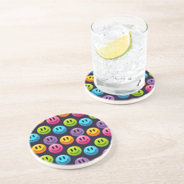 Porta-copos "Adorable Smile Emoji Pattern Collection" (Lateral)