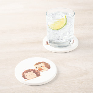 Porta-copos Adoráveisouriços de Outono – Animais Kawaii da Flo