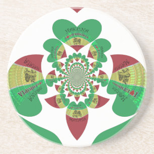 Porta-copos Adoro Etiópia Caleidoscópio - Arte Massagista