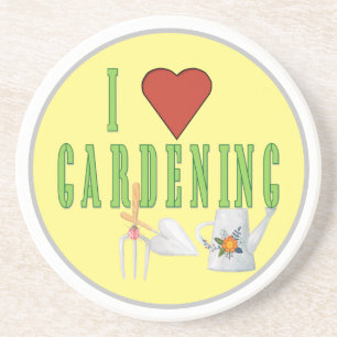 Porta-copos Adoro Gardening Illustrated Text
