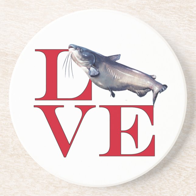 Porta-copos Adoro peixe-gato (Frente)