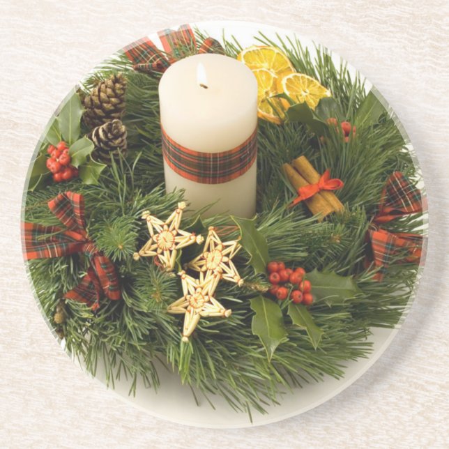 Porta-copos Advent Wreath (Frente)