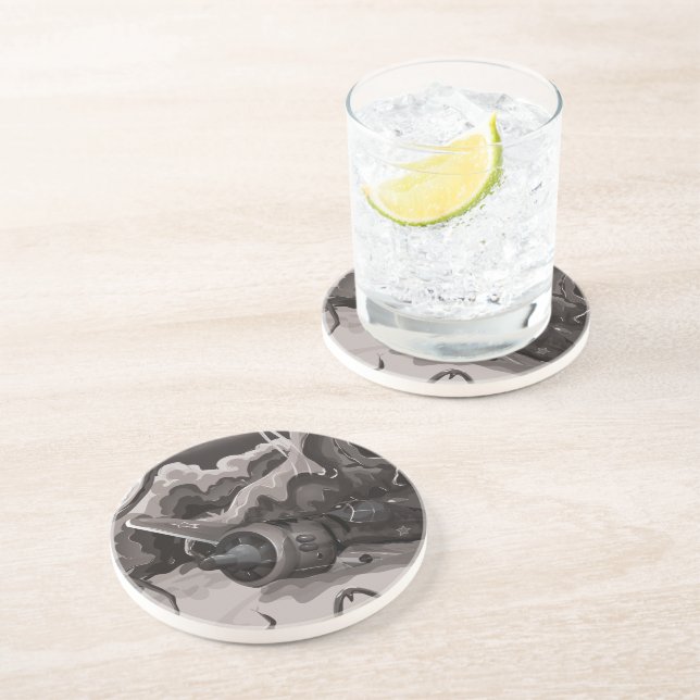 Porta-copos Aeronaves de combate à guerra mundial destruídas (Lateral)