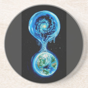 Porta-copos Água e vida na Terra e no universo