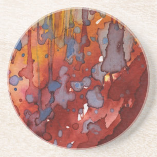 Porta-copos aguarela 7 do fundo