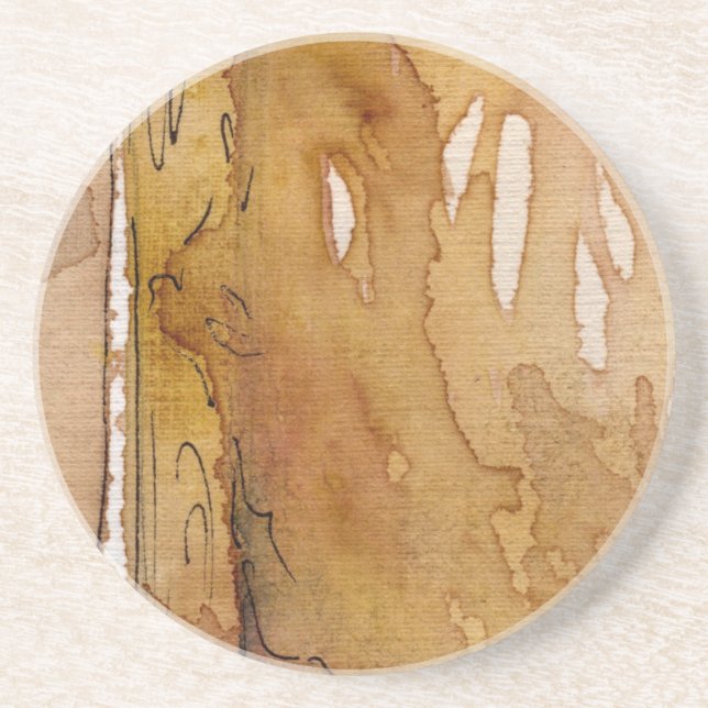 Porta-copos Aguarela artística do fundo (Frente)