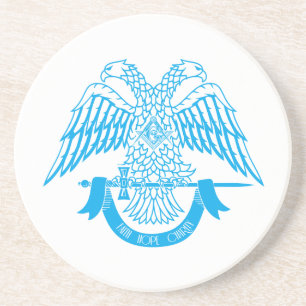 Porta-copos Águia de duas cabeças como símbolo maçônico