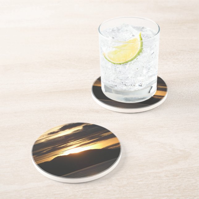 Porta-copos Alaskan Sunset III Linda Fotografia do Alasca (Lateral)