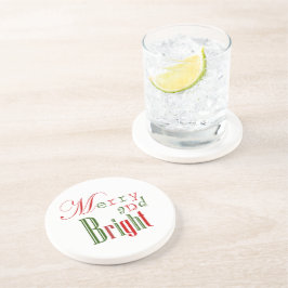 Porta-copos Alegre e Brilhante Natal Vermelho e Verde