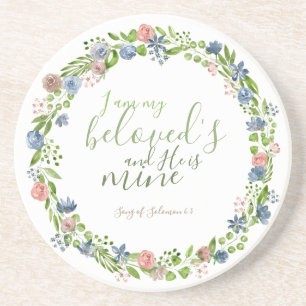 Porta-copos Alfândega Floral Wreath - Canção de Salomão