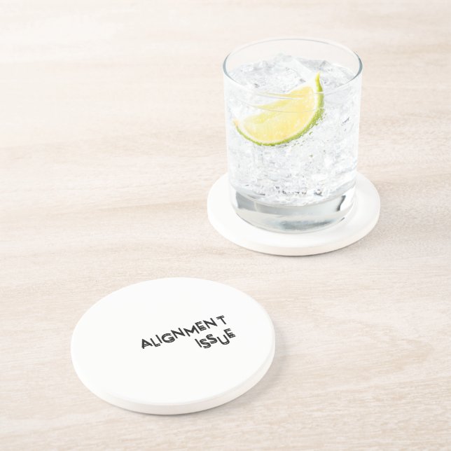 Porta-copos Alignment Issue Absorbent Natural Sandstone  (Lateral)