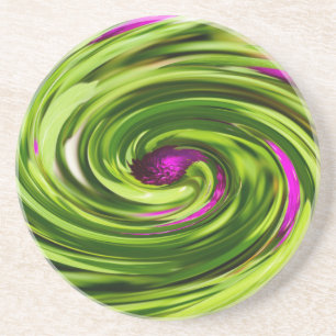 Porta-copos Allium Abstrato