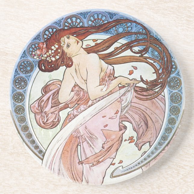 Porta-copos Alphonse Mucha Goddese (Frente)