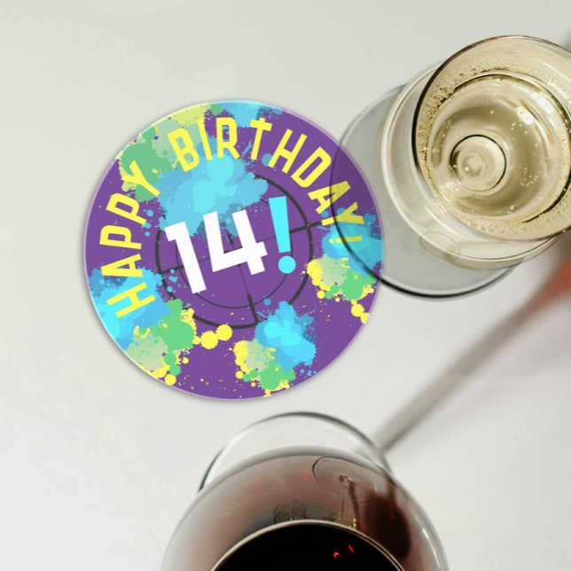 Porta-copos Alvo de Arma de Jogadores Coloridos de Paintball (Criador carregado)