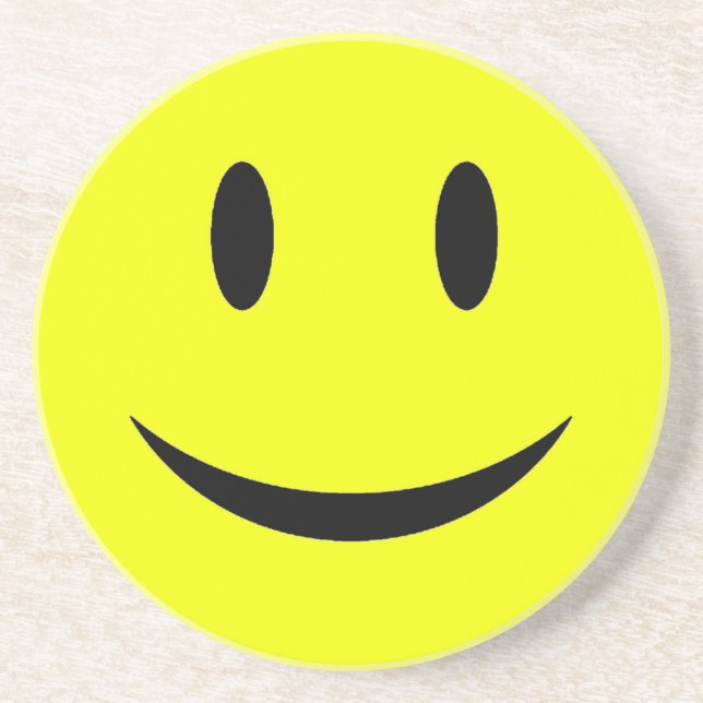 Porta copos amarela da cara (Frente)