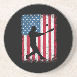 Porta-copos American Flag Baseball Team Presente para Men Boys