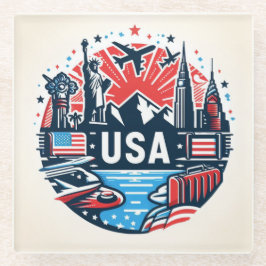 Porta copos americana