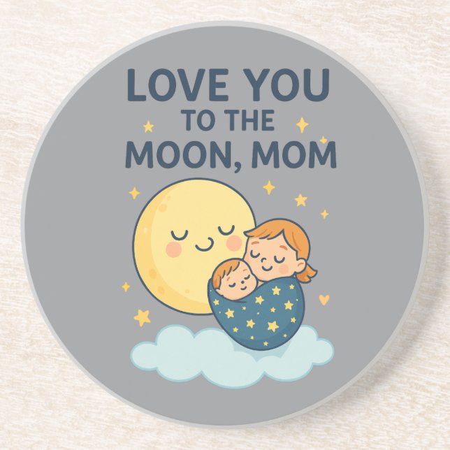 Porta-copos Amo-te à Camisa Mãe da Lua (Frente)