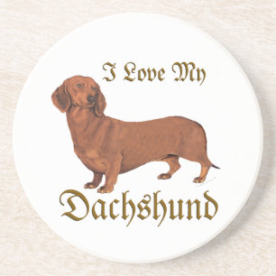 Porta-copos Amor de Dachshund
