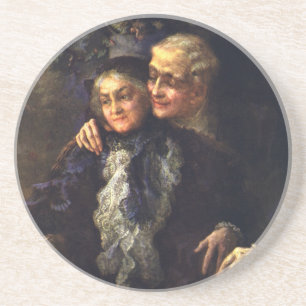 Porta-copos Amor e Romance Vintage, Arte Romântica Vitoriana