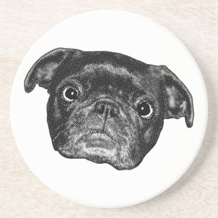 Porta-copos Amuleto de Mesa Ponto Pug