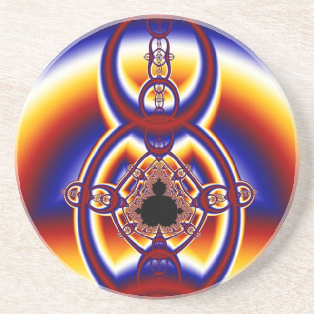 Porta-copos Anéis vermelhos 2 (Frente)