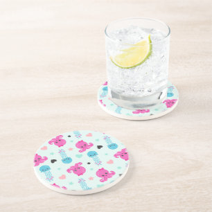 Porta-copos Animais do mar, Vida marinha, polvo, água-viva, co