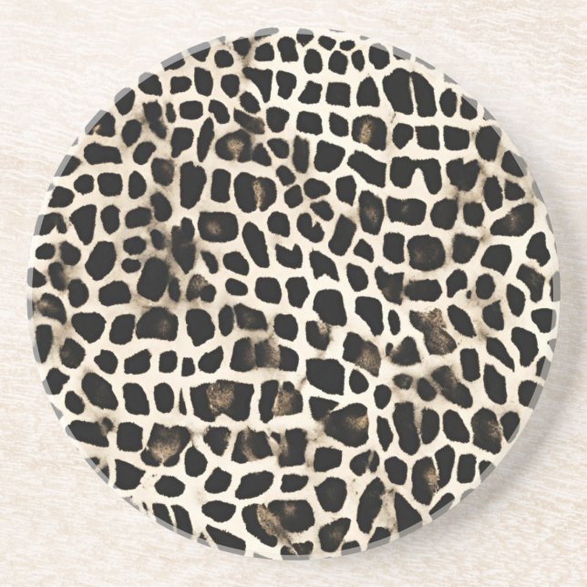 Porta-copos Animal Print - Sandstone Coaster  (Frente)