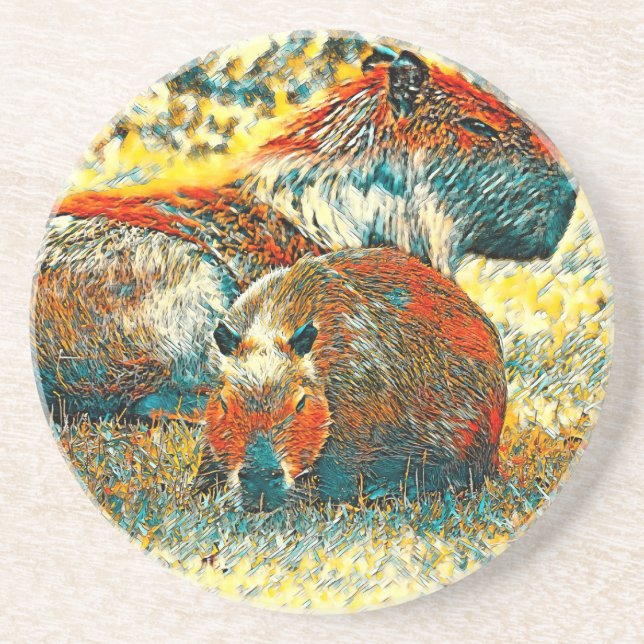 Porta-copos AnimalArt_Capybara_004 (Frente)