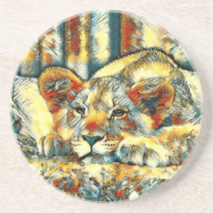 Porta-copos AnimalArt_Lion_036
