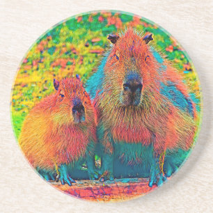 Porta-copos AnimalColor_Capybara_002
