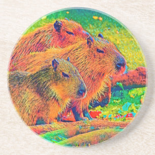 Porta-copos AnimalColor_Capybara_003