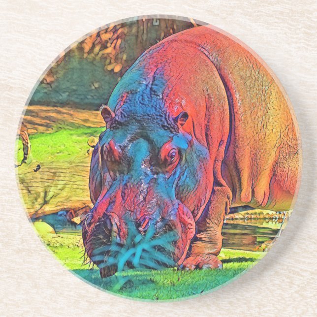 Porta-copos AnimalColor_Hippo_004 (Frente)