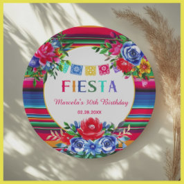 Porta-copos Aniversário Colorido Fiesta Mexicana Serape